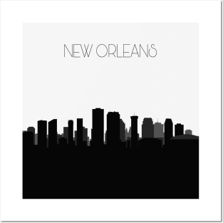 New Orleans Skyline Posters and Art